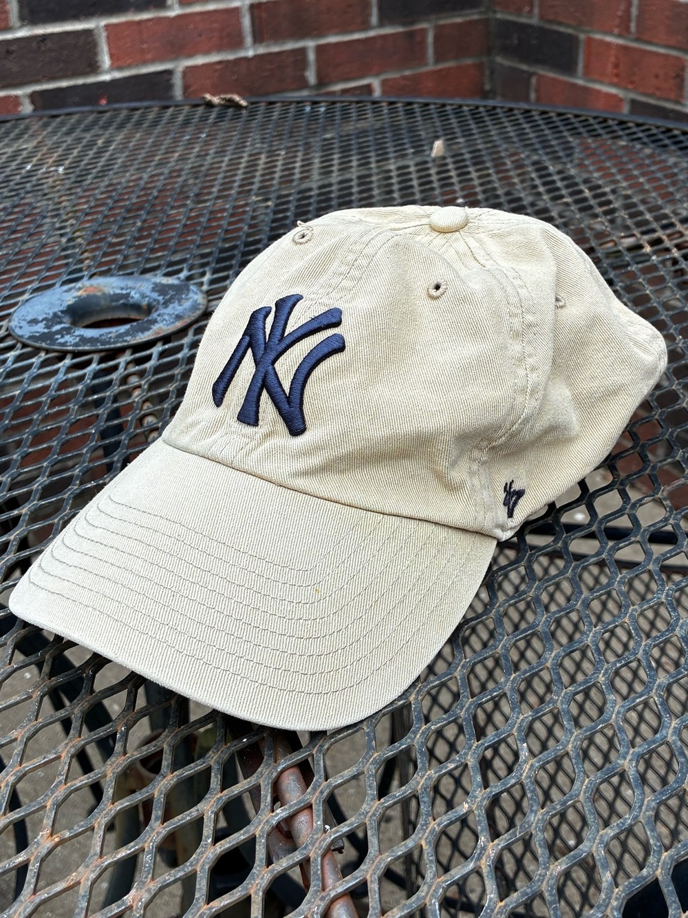 47 Brand khaki New York Yankees adjustable Hat